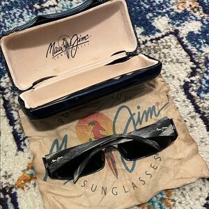 Maui Jim Black and Grey Sunglasses